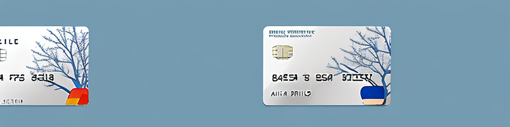 A credit card and a label